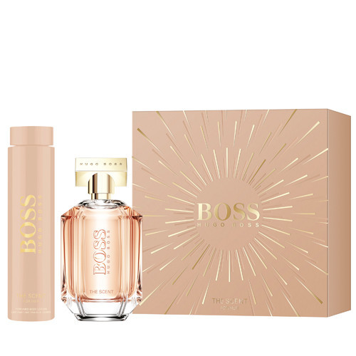 Hugo Boss Boss The Scent For Her - EDP ​​30 ml + body lotion 50 ml 30ml Boss The Scent For Her - EDP ​​30 ml + body lotion 50 ml Kvepalai Moterims Rinkinys