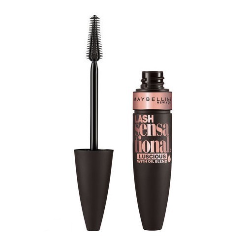 Maybelline Volume mascara for eyelashes (Lash Sensational Luscious Mascara) 9.5 ml Very Black Moterims