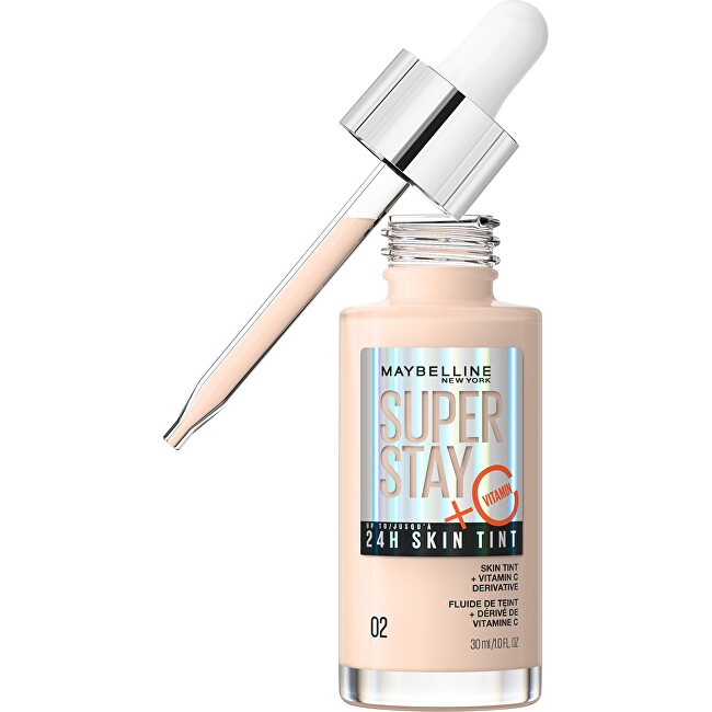 Maybelline Toning skin serum Super Stay Vitamin C (24H Skin Tint) 30 ml 06 30ml makiažo pagrindas