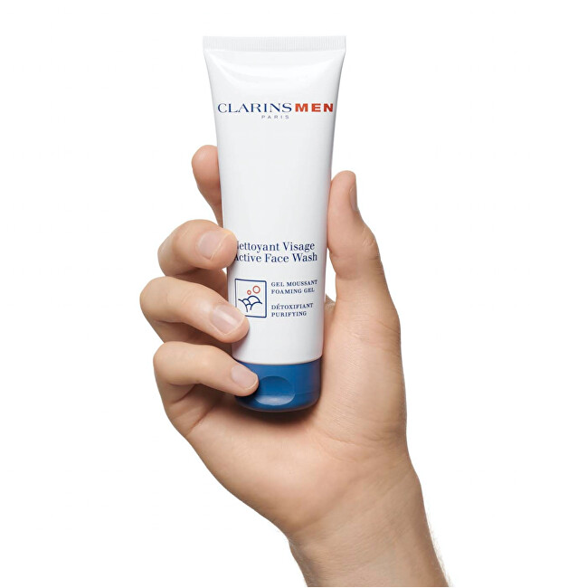 Clarins Cleansing Foaming Gel for Men Men ( Active Face Wash) 125 ml 125ml makiažo valiklis