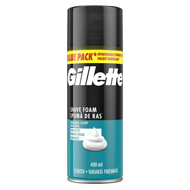 Gillette Original Sensitive Shaving Foam (Shave Foam) 400 ml 400ml Vyrams Gillette Original Sensitive Shaving Foam (Shave Foam) 400 ml 400ml Vyrams