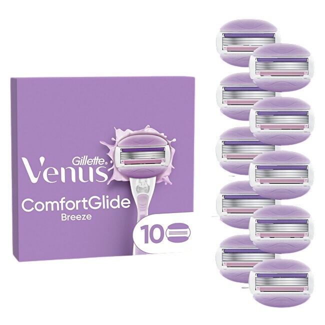 Gillette Venus ComfortGlide Breeze heads 10pcs skustuvo galvutė