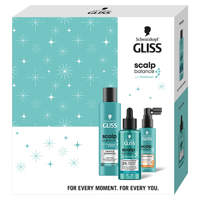 Gliss Kur Scalp Balance Box - D&aacute;rkov&aacute; sada Plaukų &scaron;ampūnas Moterims