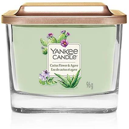 Yankee Candle Aromatic small square candle Cactus Flower and Agave 96 g Unisex