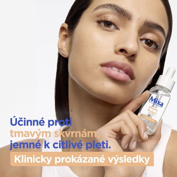 Mixa Serum with vitamin C against pigment spots (Anti-Dark Spot Serum) 30 ml 30ml vietinės priežiūros priemonė