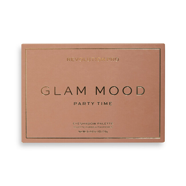 Revolution Pro Glam Mood Party Time 6 x 2 g palette &scaron;e&scaron;ėliai