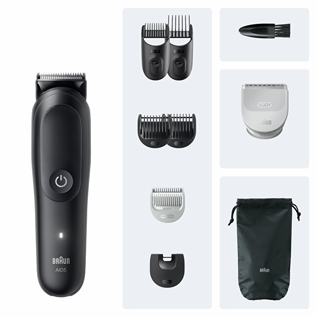 Braun Series 5 AIO5540 9-in-1 Multifunctional Trimmer plaukų segtukas