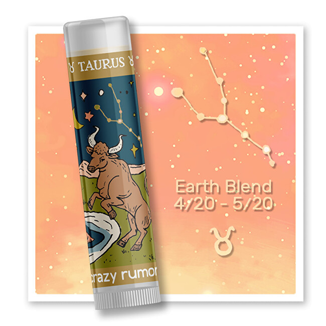 Crazy Rumors Zodiac Lip Balm - Taurus (Lip Balm) 4.4 ml 4.4ml