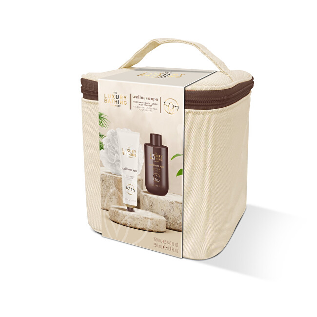 Grace Cole Gift set in a cosmetic organizer Wellness Spa 3 pcs Vonios ir du&scaron;o priemonė Moterims