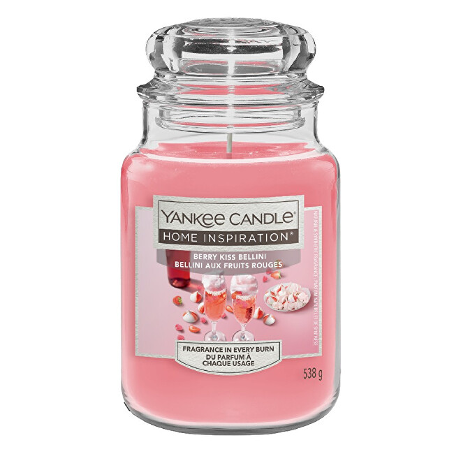 Yankee Candle Home Inspiration Berry Kiss Bellini Scented Candle 538 g kvepianti žvakė