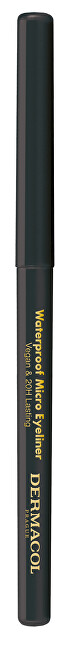 Dermacol Automatic Eye Pencil (Waterproof Micro Eyeliner) 03 Tmavě hněd&aacute; Moterims