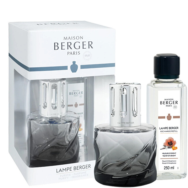 Maison Berger Paris Gift set catalytic lamp Spirale black + Velvet of Orient refill 250 ml 250ml Unisex