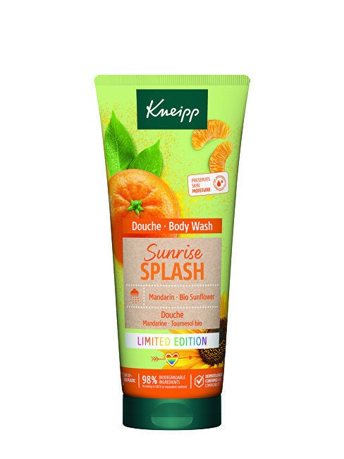 Kneipp Sunrise Splash Body Wash Shower Gel 200 ml 200ml Moterims