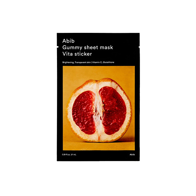Abib Vita Sticker Brightening Sheet Mask (Gummy Sheet Mask) 27 ml 27ml Moterims
