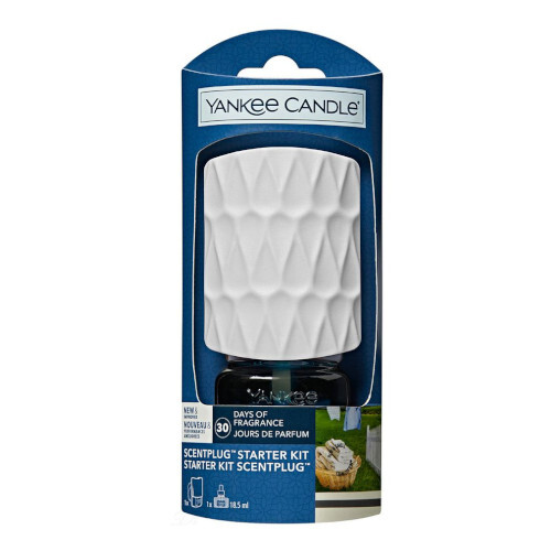 Yankee Candle Electric diffuser for Organic Kit Clean Cotton 18.5 ml 18.5ml elektrinis kvapų difuzorius