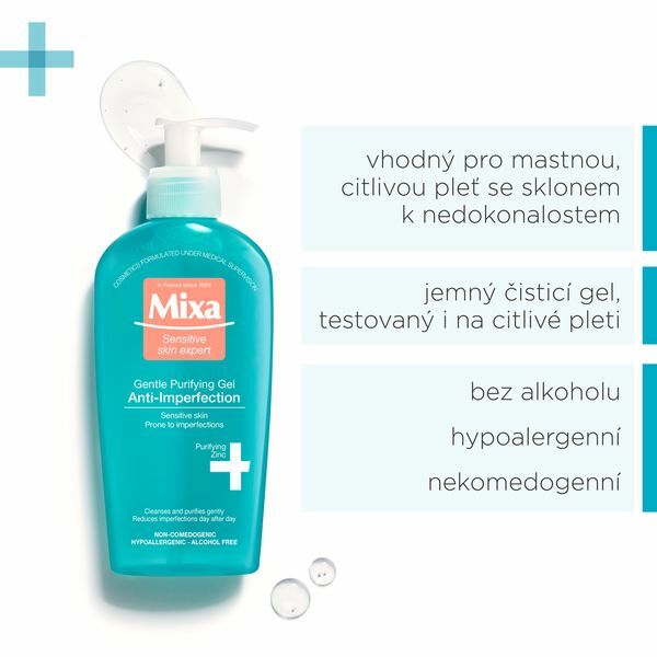 Mixa Gentle Purifying Gel 200 ml 200ml makiažo valiklis
