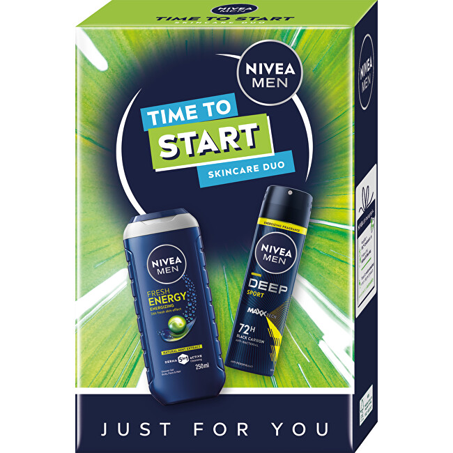 Nivea Men Time to Start Set - D&aacute;rkov&aacute; sada Dezodorantas Dezodorantas ir antiperspirantas Vyrams