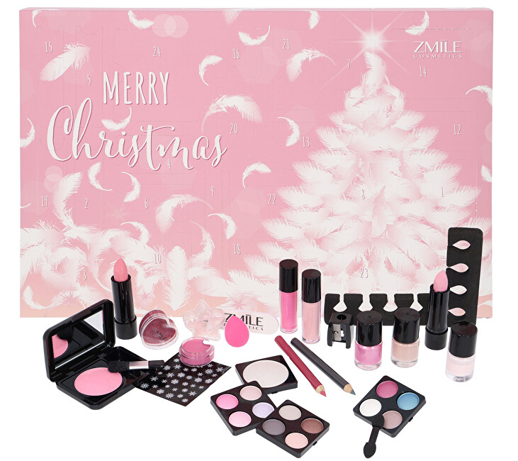 ZMILE COSMETICS Advent calendar Traditional Pink and Fluffy &scaron;e&scaron;ėliai