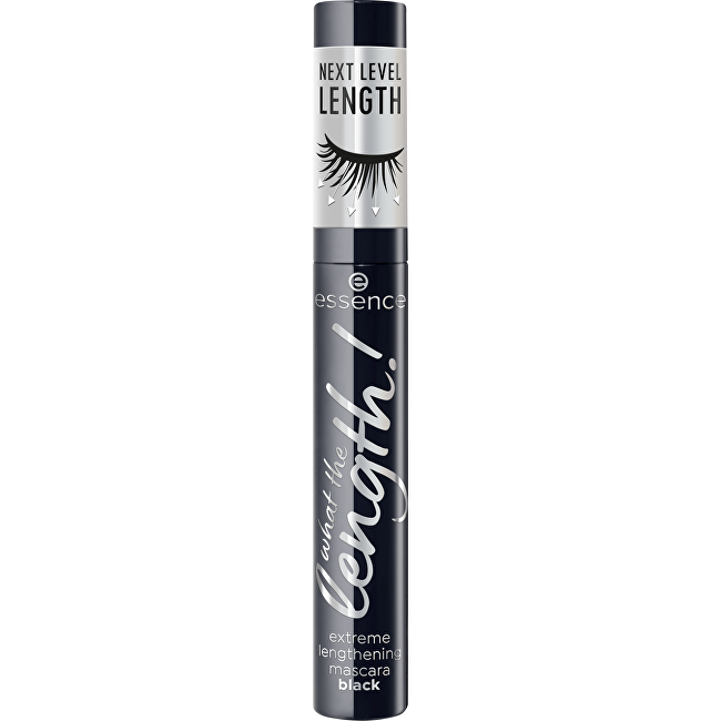 Essence Mascara What the Length! Extreme Lengthening Mascara 10 ml Black blakstienų tu&scaron;as