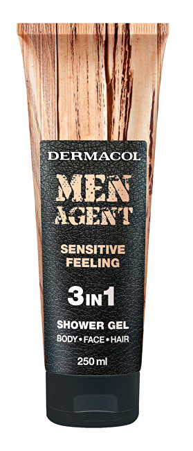 Dermacol Shower Gel for Men 3v1 Sensitiv e Feeling Men Agent (Shower Gel) 250 ml 250ml Vyrams