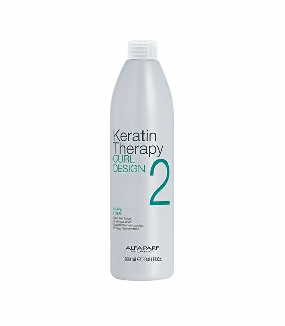 AlfaParf Milano Keratin Therapy Curl Designer ( Neutral ( Neutral izing Fluid) 1000 ml 1000ml modeliavimo priemonė