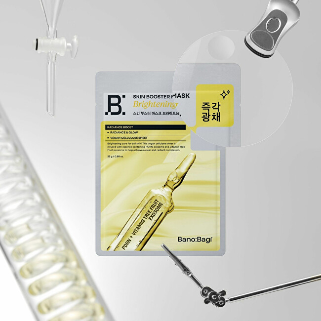 BANOBAGI Brightening face mask (Skin Booster Mask) 25 g vietinės priežiūros priemonė