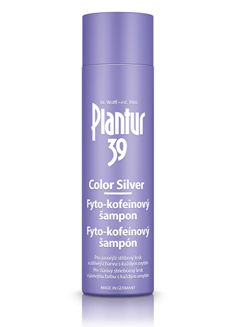 Plantur Phyto-caffeine shampoo Color Silver neutralizing yellow tones 250ml Moterims