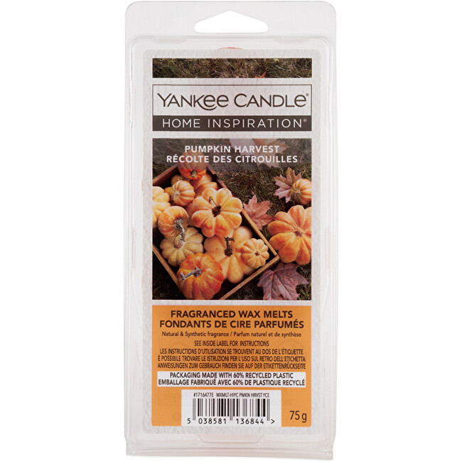 Yankee Candle Pumpkin Harvest scented wax 75 g Kvapusis va&scaron;kas