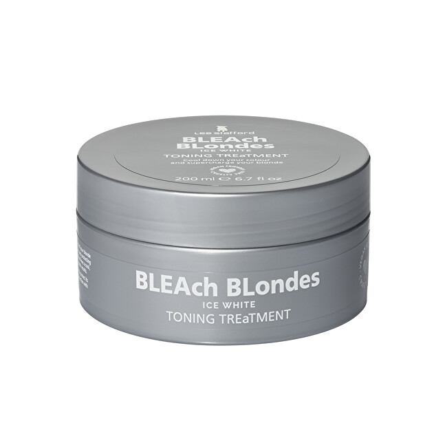 Lee Stafford Mask for a cooler shade of blonde hair Bleach Blonde with Ice White (Toning Treatment) 200 ml 200ml Moterims