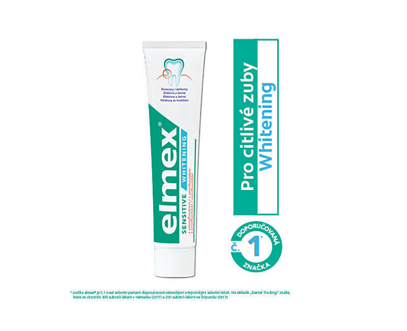Elmex Sensitiv e Whitening 75 ml Whitening teeth 75ml Unisex