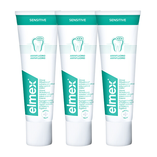 Elmex Toothpaste for sensitive teeth Sensitiv e 3 x 75 ml 75ml Unisex