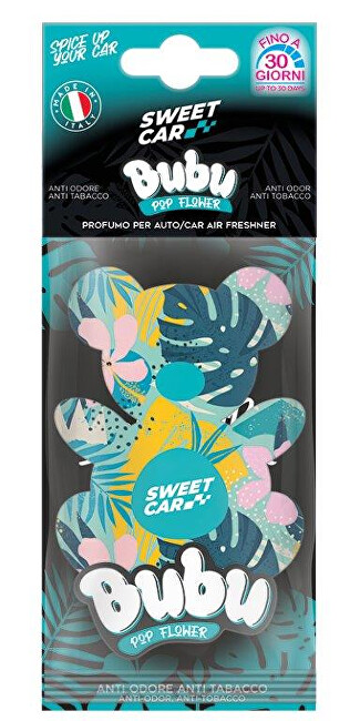 Sweet Home Collection Pop Flower Car Air Freshner automobilio gaiviklis