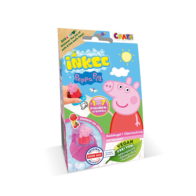 INKEE Peppa Pig surprise bath bomb Vonios ir du&scaron;o priemonė