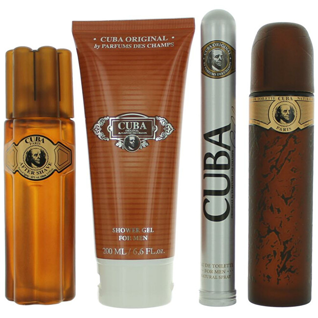 Cuba Gold - EDT 100 ml + EDT 35 ml + voda po holen&iacute; 100 ml + sprchov&yacute; gel 200 ml 100ml Vyrams