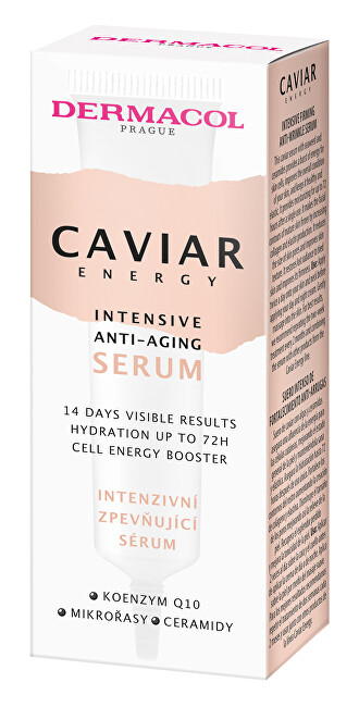 Dermacol Firming skin serum Caviar Energy (Intensive Anti-Aging Serum) 12 ml 12ml vietinės priežiūros priemonė