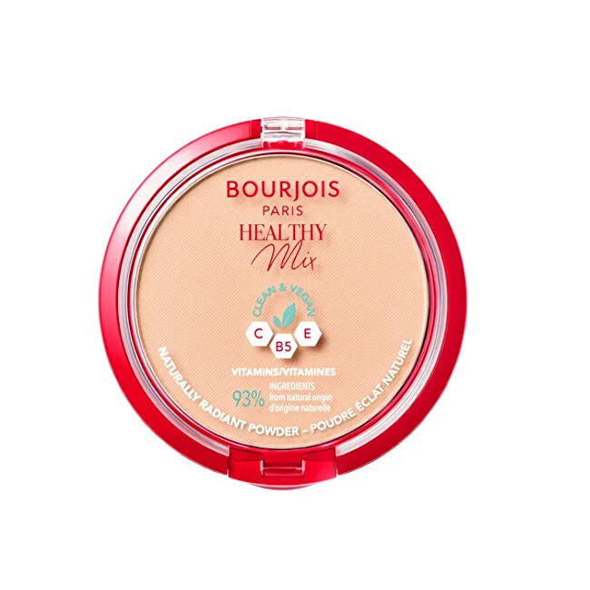 Bourjois Healthy Mix Clean & Vegan Naturally Radiant Powder Pudra Sausa, biri pudra Moterims