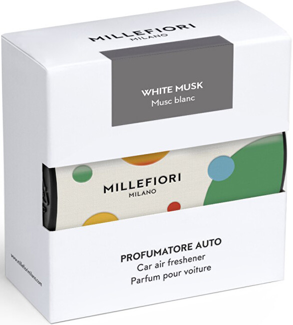 Millefiori Milano Car fragrance Textile Floral White Musk - colored automobilio gaiviklis