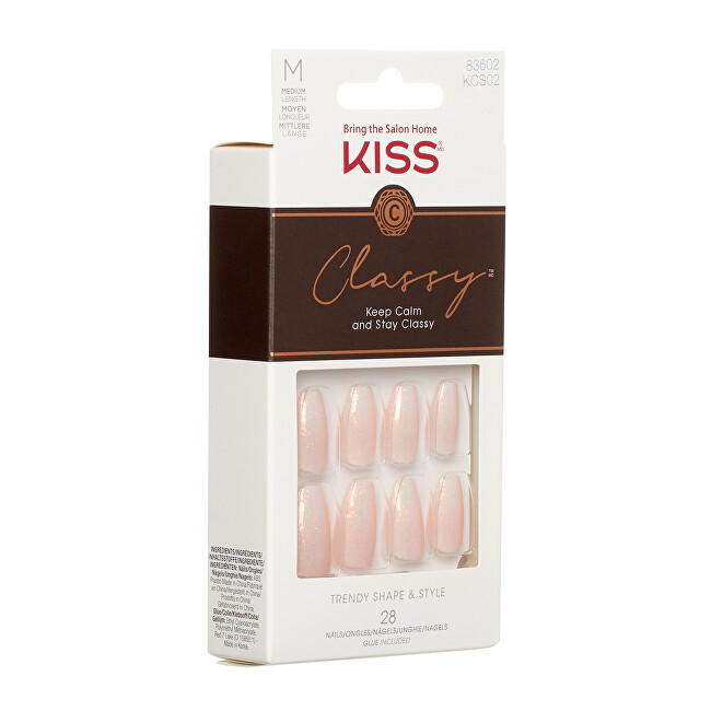 Kiss Classy Nails Cozy Meets Cute 28 pcs priemonė nagams