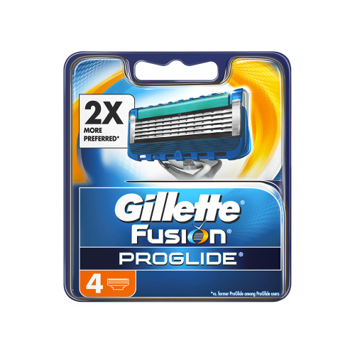 Gillette replacement heads FusionPro Glide 4 pieces skustuvo galvutė