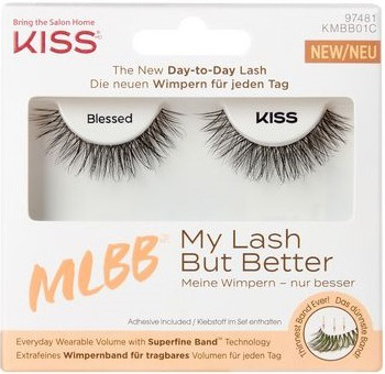 Kiss False eyelashes for natural volume My Lash But Better 01 Moterims