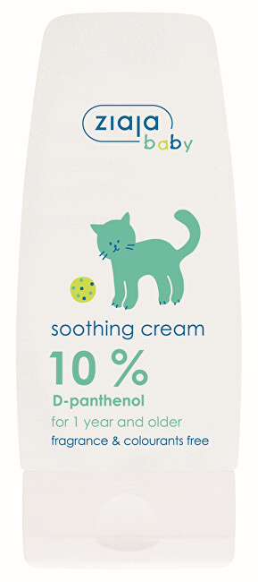 Ziaja Soothing cream with D-panthenol for children Drėkinamasis veido kremas