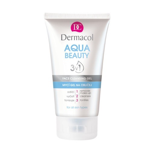 Dermacol Face cleansing gel with seaweed Aqua Beauty 3in1 (Face Cleansing Gel) 150 ml 150ml makiažo valiklis