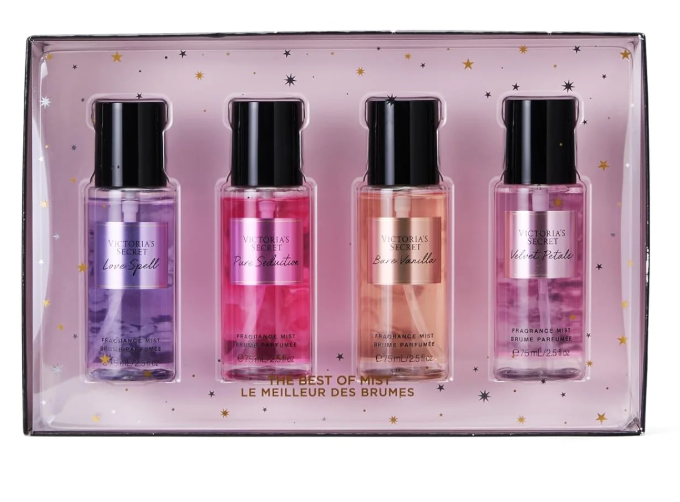 Victoria's Secret Victoria`s Secret - tělov&yacute; sprej 4 x 75 ml 75ml kvepalai Moterims