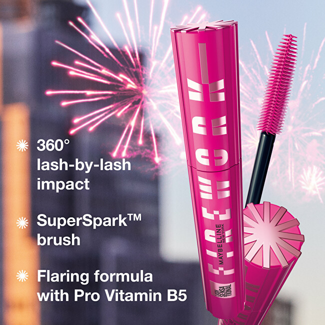 Maybelline Lash Sensational Firework Volume Mascara 10 ml Black blakstienų tu&scaron;as