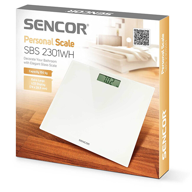 Sencor Personal scale SBS 2301WH Unisex