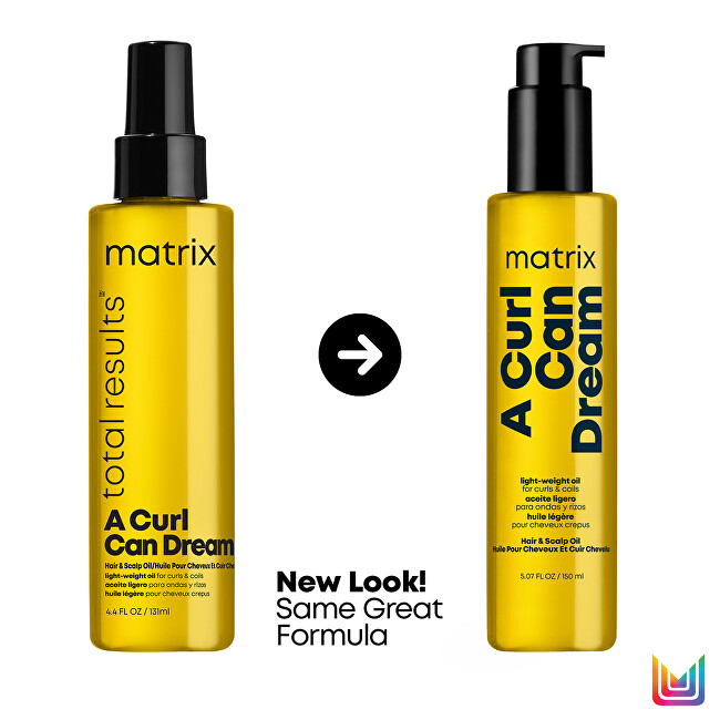 Matrix Light oil A Curl Can Dream Oil 131 ml - launch 1.11. 131ml atstatomoji plaukų priežiūros priemonė