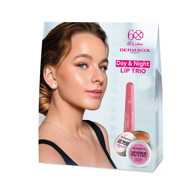 Dermacol Day & Night Lip Combo Gift Set lūpų blizgesys