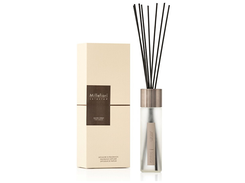 Millefiori Milano SELECTED STICK DIFFUSER 350 ML SILVER SPIRIT Unisex