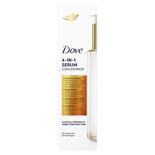 Dove Niacinamide Even Tone 4in1 Body Serum Kūno odos drėkinimo priemonė Moterims