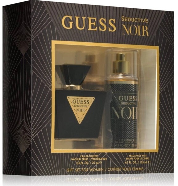 Guess Seductive Noir Woman - EDT 75 ml + tělov&yacute; sprej 125 ml 75ml Seductive Noir Woman - EDT 75 ml + tělov&yacute; sprej 125 ml Moterims Rinkinys